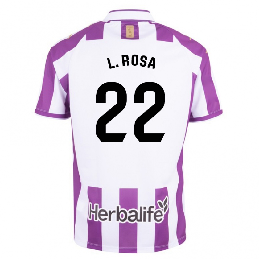 Kandiny Lapset Lucas Rosa #22 Purppura Kotipaita 2023/24 Lyhythihainen Paita T-Paita