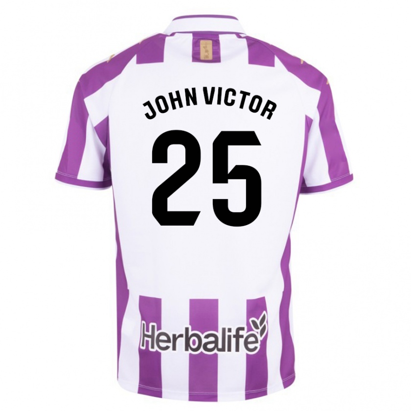 Kandiny Lapset John Victor #25 Purppura Kotipaita 2023/24 Lyhythihainen Paita T-Paita