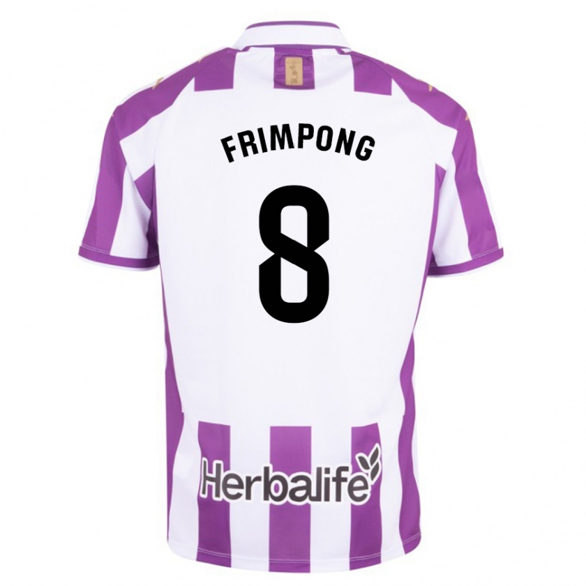 Kandiny Lapset Eugene Frimpong #8 Purppura Kotipaita 2023/24 Lyhythihainen Paita T-Paita