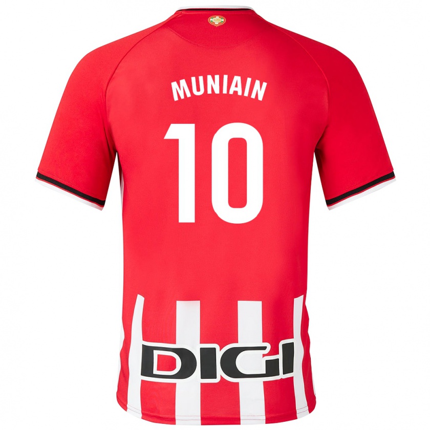 Kandiny Lapset Iker Muniain #10 Punainen Kotipaita 2023/24 Lyhythihainen Paita T-Paita