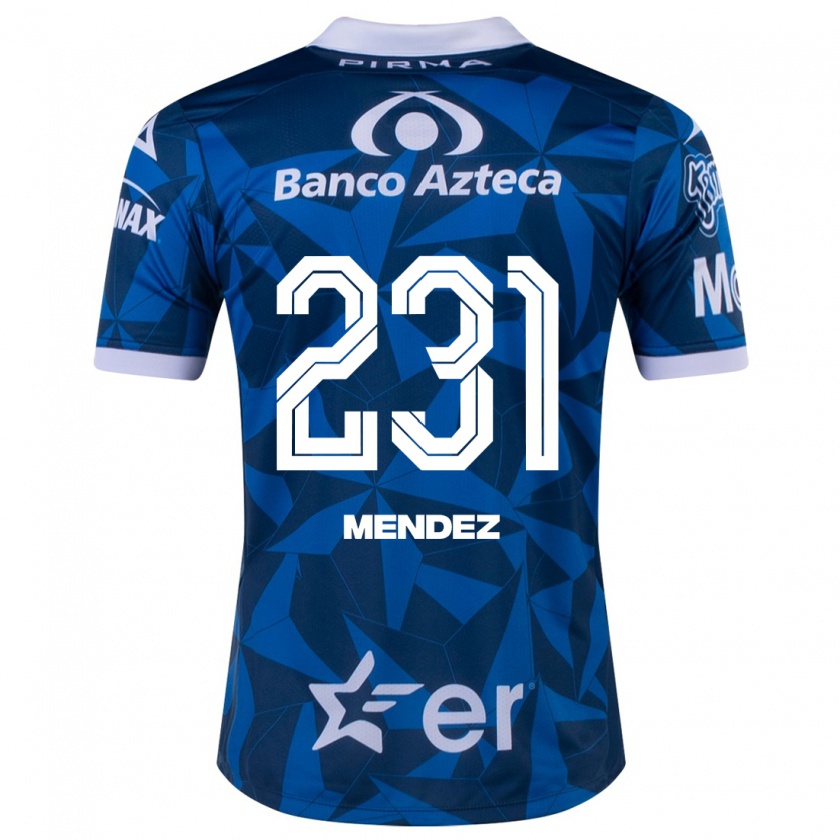 Kandiny Lapset Alejandro Méndez #231 Sininen Vieraspaita 2023/24 Lyhythihainen Paita T-Paita