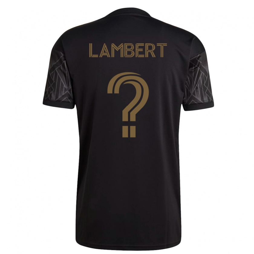 Kandiny Miesten Liam Lambert #0 Musta Kotipaita 2023/24 Lyhythihainen Paita T-Paita