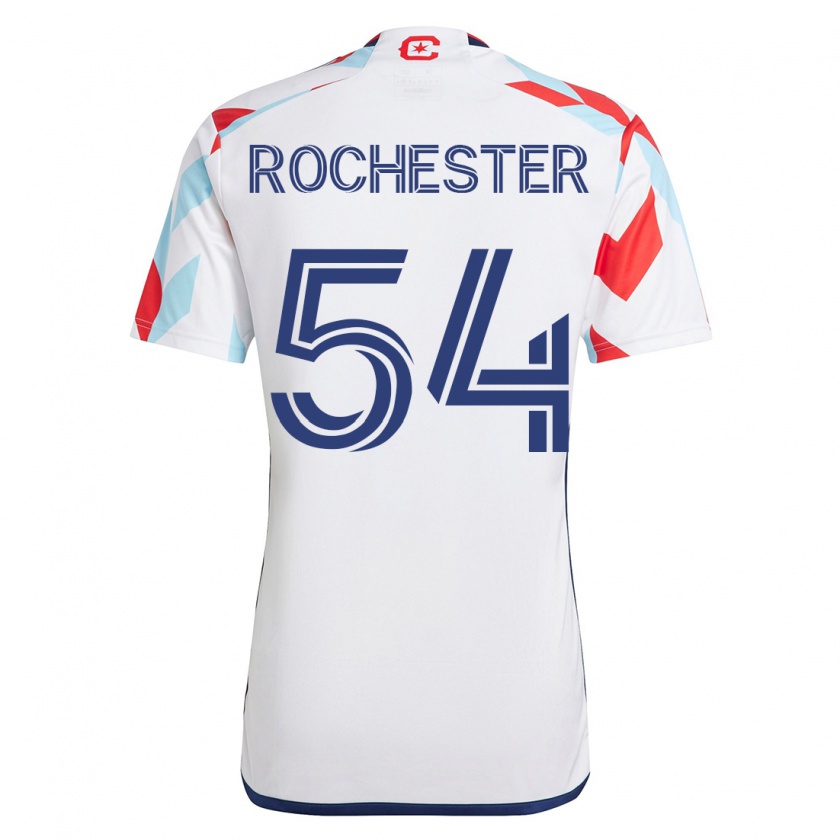 Kandiny Miesten Lamonth Rochester #54 Valkoinen Sininen Vieraspaita 2023/24 Lyhythihainen Paita T-Paita
