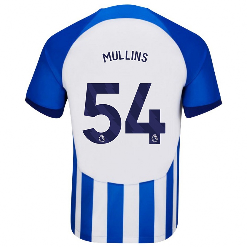 Kandiny Lapset Jamie Mullins #54 Sininen Kotipaita 2023/24 Lyhythihainen Paita T-Paita