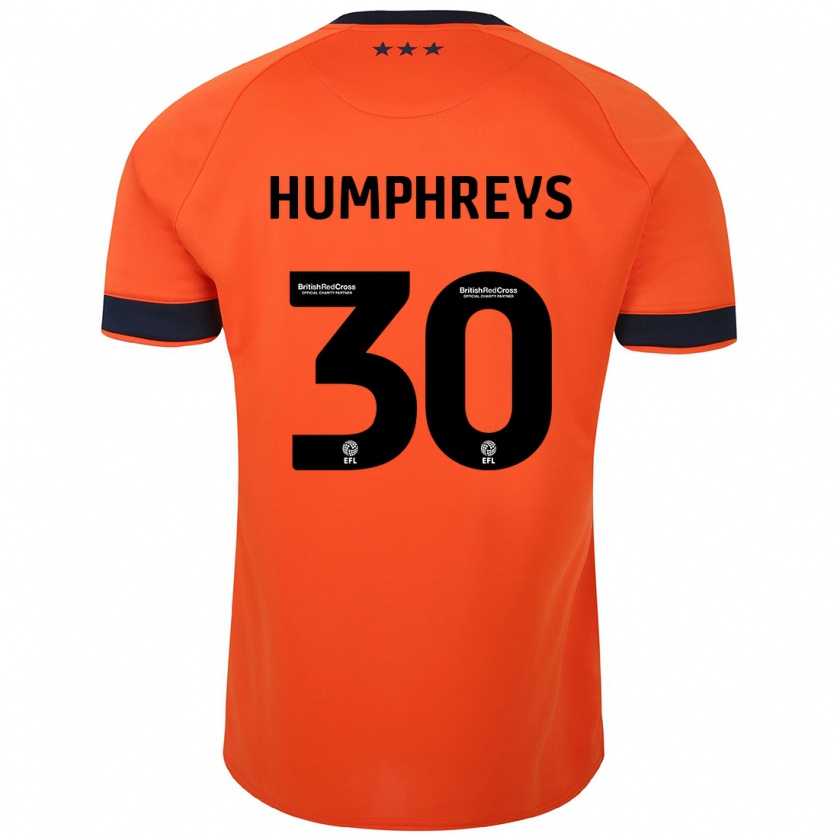 Kandiny Lapset Cameron Humphreys #30 Oranssi Vieraspaita 2023/24 Lyhythihainen Paita T-Paita