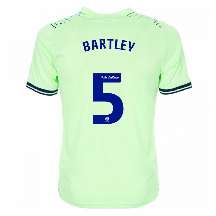 Kandiny Lapset Kyle Bartley #5 Laivasto Vieraspaita 2023/24 Lyhythihainen Paita T-Paita