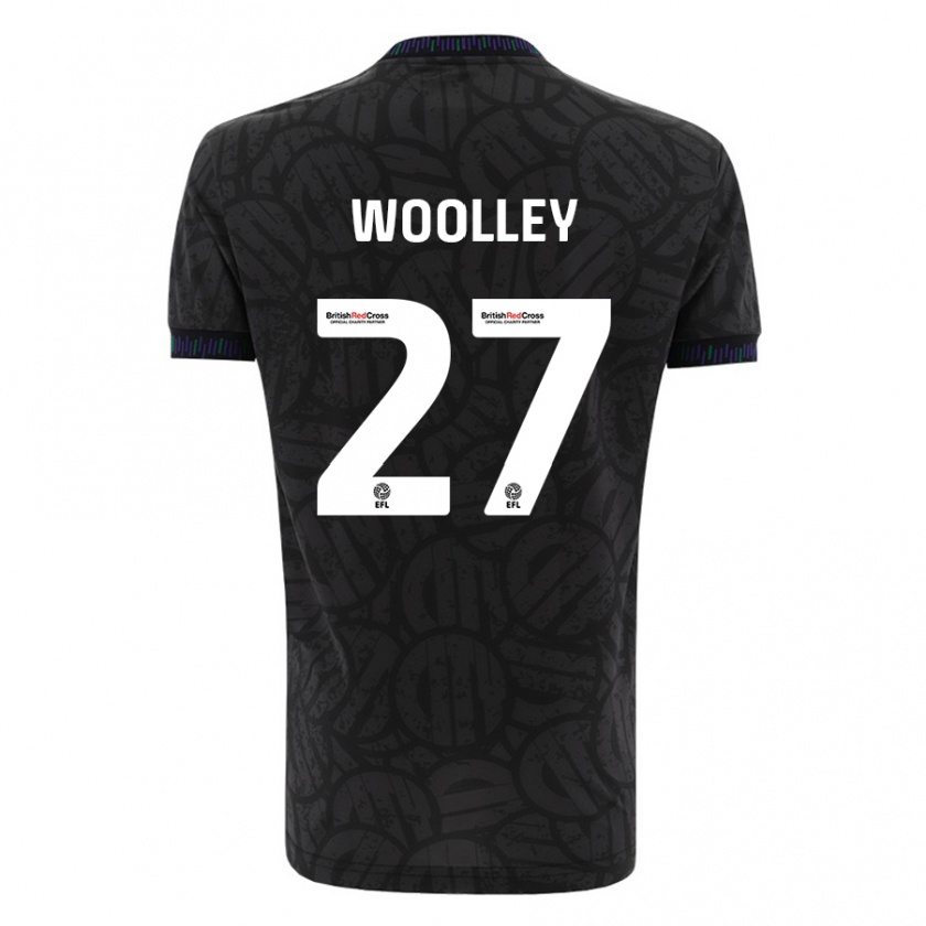 Kandiny Lapset Jesse Woolley #27 Musta Vieraspaita 2023/24 Lyhythihainen Paita T-Paita