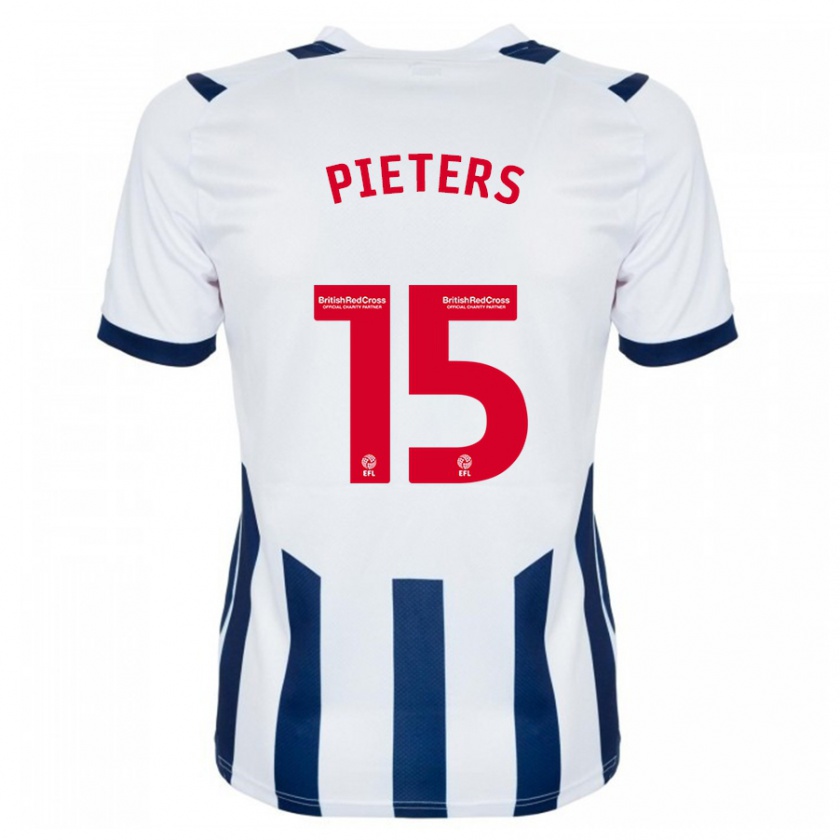 Kandiny Miesten Erik Pieters #15 Valkoinen Kotipaita 2023/24 Lyhythihainen Paita T-Paita