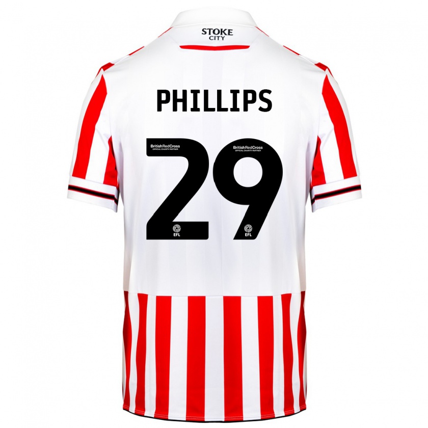 Kandiny Miesten D'margio Wright-Phillips #29 Punainen Valkoinen Kotipaita 2023/24 Lyhythihainen Paita T-Paita