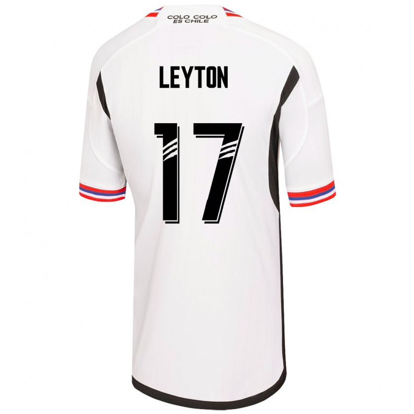 Kandiny Naisten Geraldine Leyton #17 Valkoinen Kotipaita 2023/24 Lyhythihainen Paita T-Paita