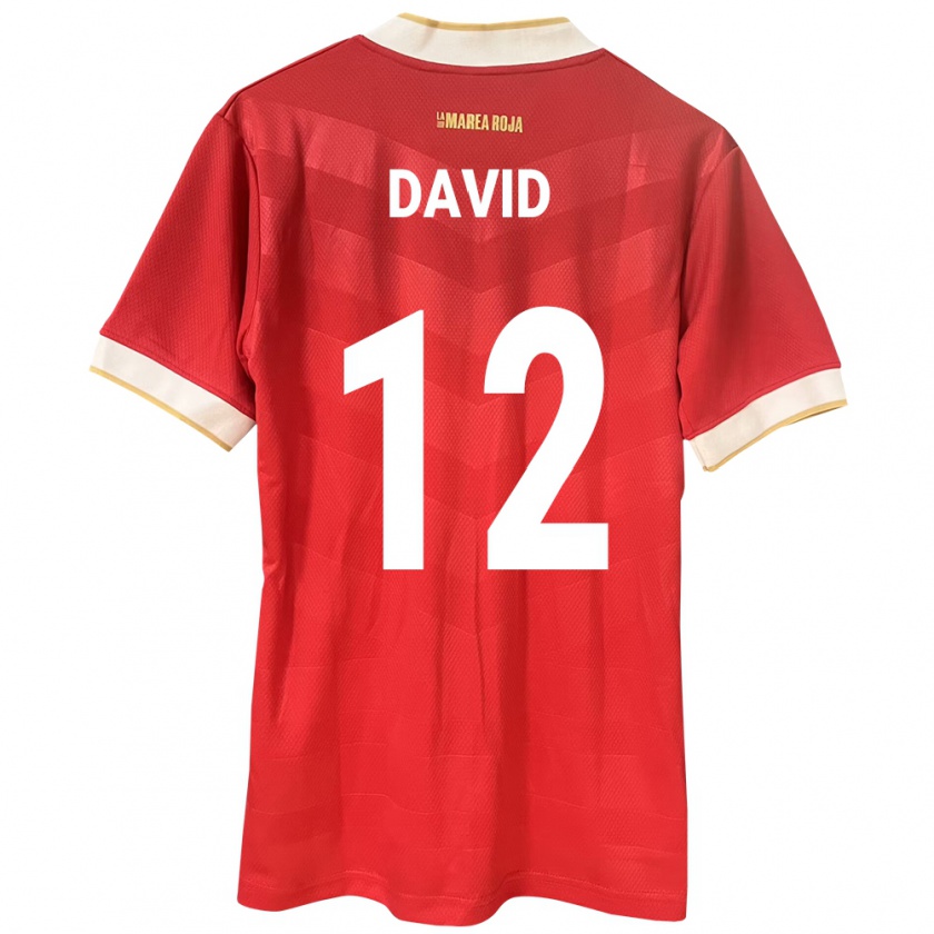 Kandiny Naisten Panama Said David #12 Punainen Kotipaita 24-26 Lyhythihainen Paita T-Paita