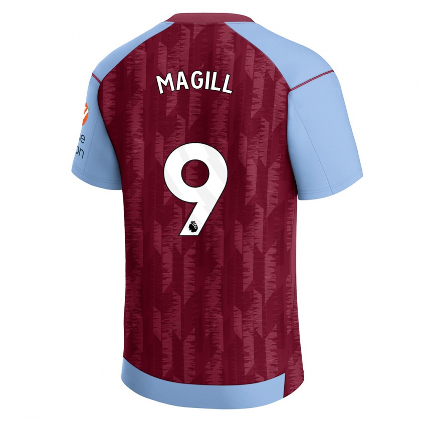 Kandiny Miesten Simone Magill #9 Claret Blue Kotipaita 2023/24 Lyhythihainen Paita T-Paita