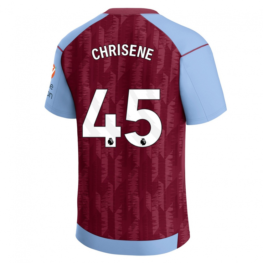 Kandiny Miesten Ben Chrisene #45 Claret Blue Kotipaita 2023/24 Lyhythihainen Paita T-Paita