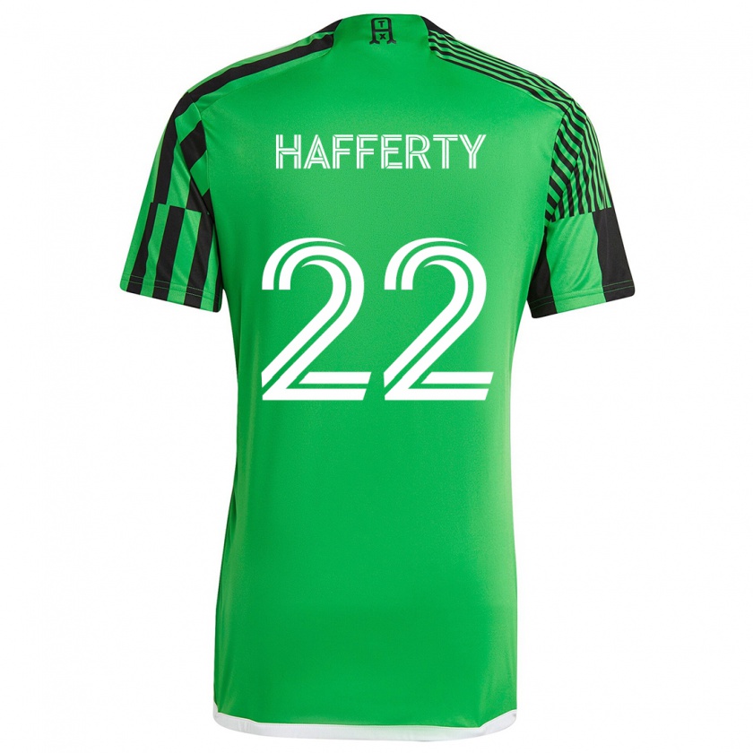 Kandiny Lapset Joe Hafferty #22 Vihreä Musta Kotipaita 2024/25 Lyhythihainen Paita T-Paita