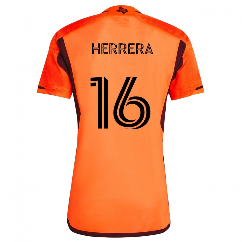 Kandiny Lapset Héctor Herrera #16 Oranssi Musta Kotipaita 2024/25 Lyhythihainen Paita T-Paita