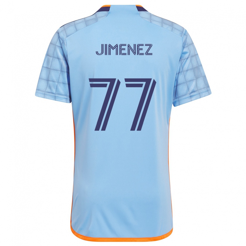 Kandiny Miesten Jonathan Jiménez #77 Sininen Oranssi Kotipaita 2024/25 Lyhythihainen Paita T-Paita