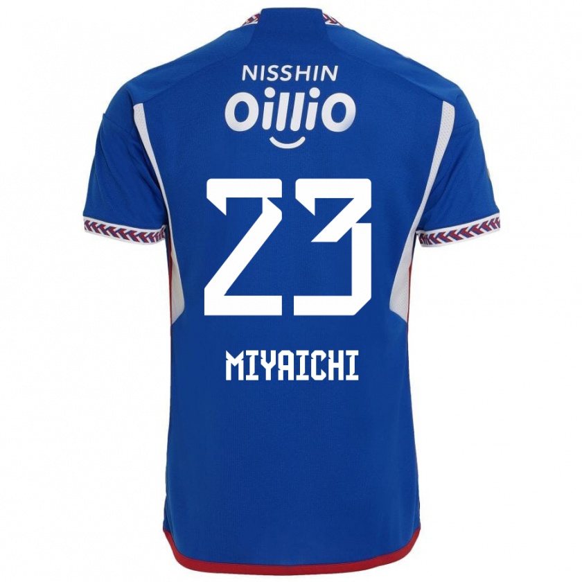 Kandiny Lapset Ryo Miyaichi #23 Sininen Valkoinen Punainen Kotipaita 2024/25 Lyhythihainen Paita T-Paita