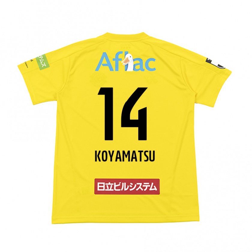 Kandiny Lapset Tomoya Koyamatsu #14 Keltainen Musta Kotipaita 2024/25 Lyhythihainen Paita T-Paita