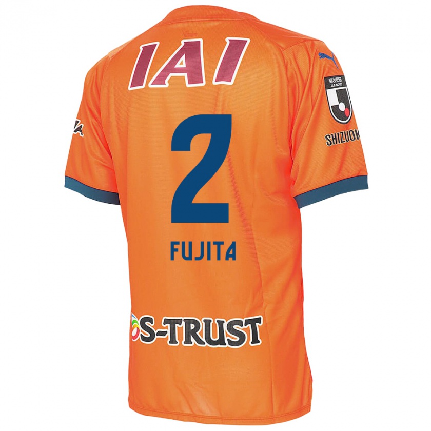 Kandiny Lapset Shunsuke Fujita #2 Oranssi Sininen Kotipaita 2024/25 Lyhythihainen Paita T-Paita