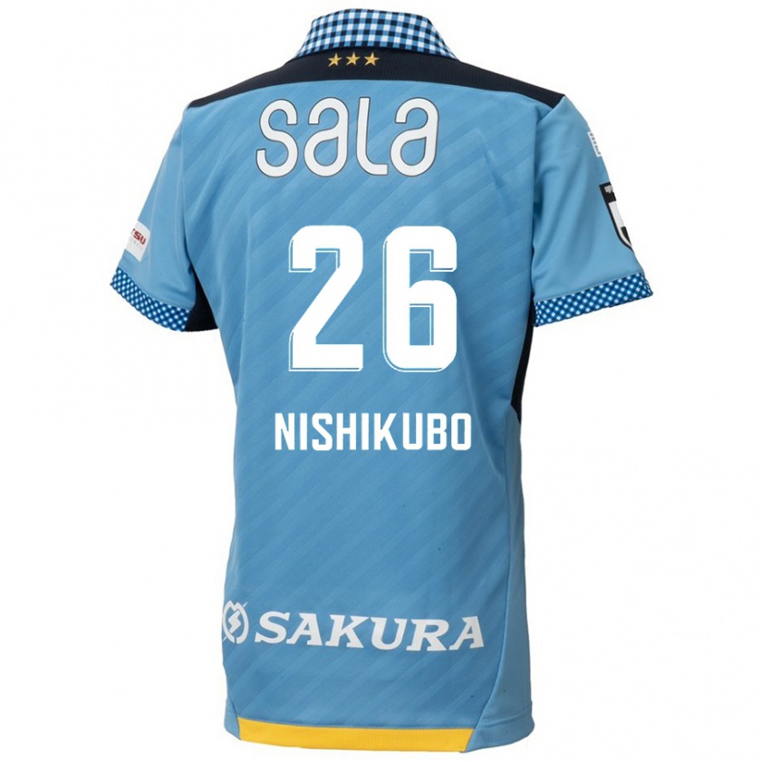 Kandiny Lapset Shunsuke Nishikubo #26 Sininen Musta Kotipaita 2024/25 Lyhythihainen Paita T-Paita