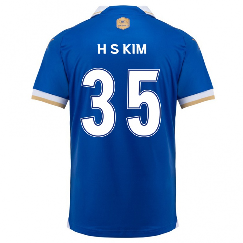 Kandiny Lapset Seung-Hyun Kim #35 Sinivalkoinen Kotipaita 2024/25 Lyhythihainen Paita T-Paita