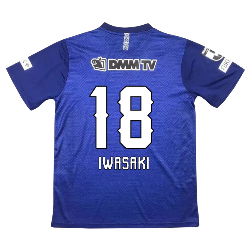 Kandiny Miesten Yuto Iwasaki #18 Tummansininen Kotipaita 2024/25 Lyhythihainen Paita T-Paita