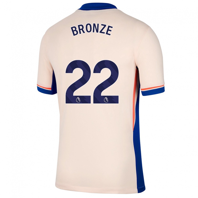 Kandiny Lapset Lucy Bronze #22 Vaalea Beige Vieraspaita 2024/25 Lyhythihainen Paita T-Paita