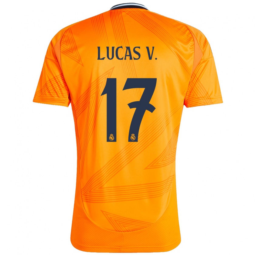 Kandiny Lapset Lucas Vázquez #17 Oranssi Vieraspaita 2024/25 Lyhythihainen Paita T-Paita