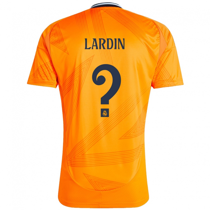 Kandiny Lapset Carlos Lardin #0 Oranssi Vieraspaita 2024/25 Lyhythihainen Paita T-Paita