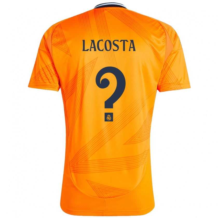 Kandiny Lapset Diego Lacosta #0 Oranssi Vieraspaita 2024/25 Lyhythihainen Paita T-Paita