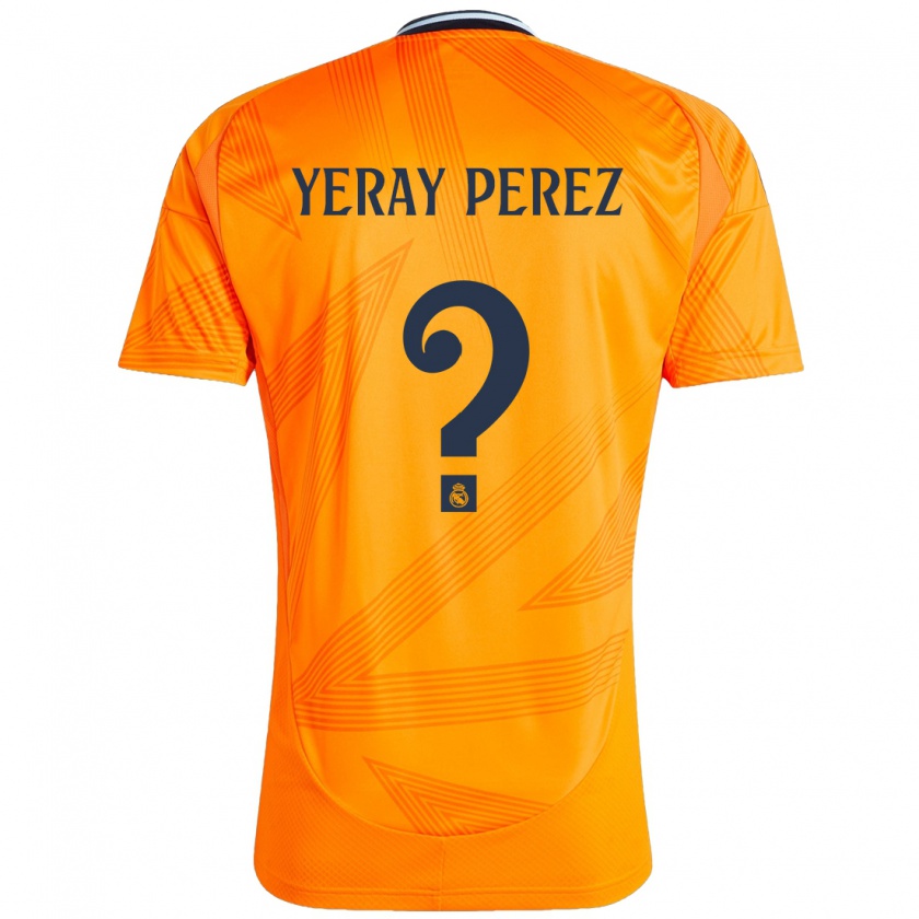 Kandiny Lapset Yeray Perez #0 Oranssi Vieraspaita 2024/25 Lyhythihainen Paita T-Paita