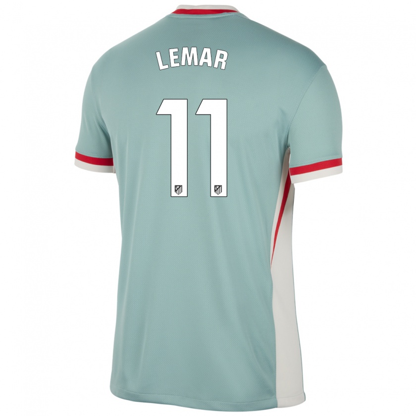 Kandiny Lapset Thomas Lemar #11 Vaalea Beige Sininen Vieraspaita 2024/25 Lyhythihainen Paita T-Paita