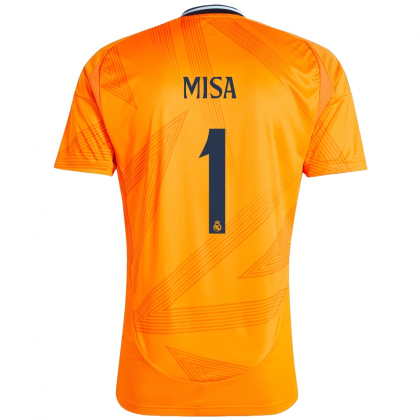 Kandiny Miesten Misa Rodríguez #1 Oranssi Vieraspaita 2024/25 Lyhythihainen Paita T-Paita