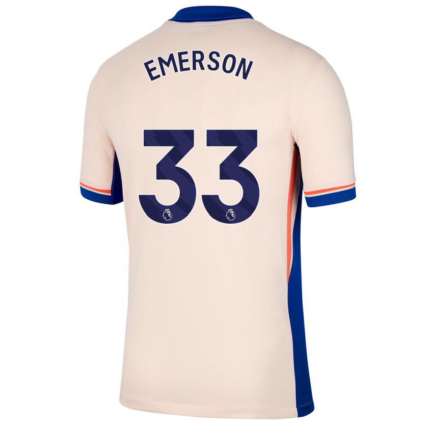 Kandiny Naisten Emerson #33 Vaalea Beige Vieraspaita 2024/25 Lyhythihainen Paita T-Paita