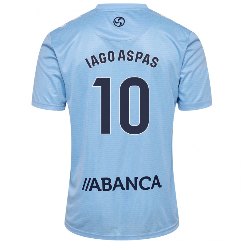 Kandiny Lapset Iago Aspas #10 Taivaansininen Kotipaita 2024/25 Lyhythihainen Paita T-Paita