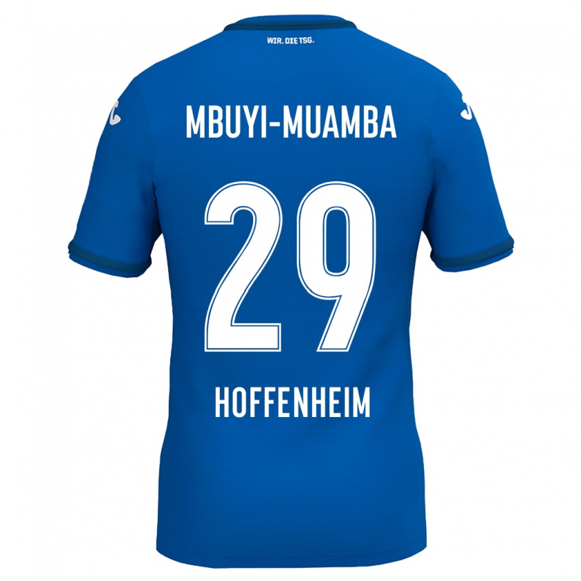 Kandiny Lapset Hubert Mbuyi-Muamba #29 Kuninkaallinen Sininen Kotipaita 2024/25 Lyhythihainen Paita T-Paita