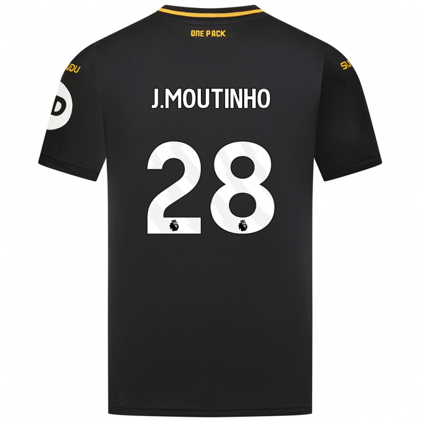 Kandiny Lapset Joao Moutinho #28 Musta Vieraspaita 2024/25 Lyhythihainen Paita T-Paita