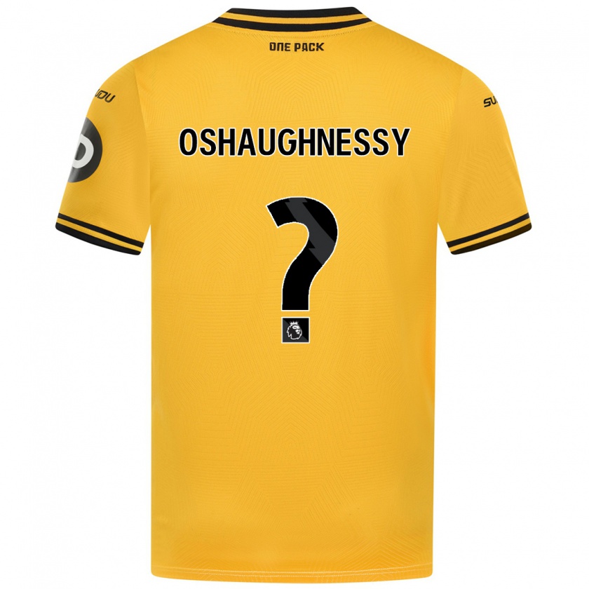 Kandiny Miesten Joe Oshaughnessy #0 Keltainen Kotipaita 2024/25 Lyhythihainen Paita T-Paita