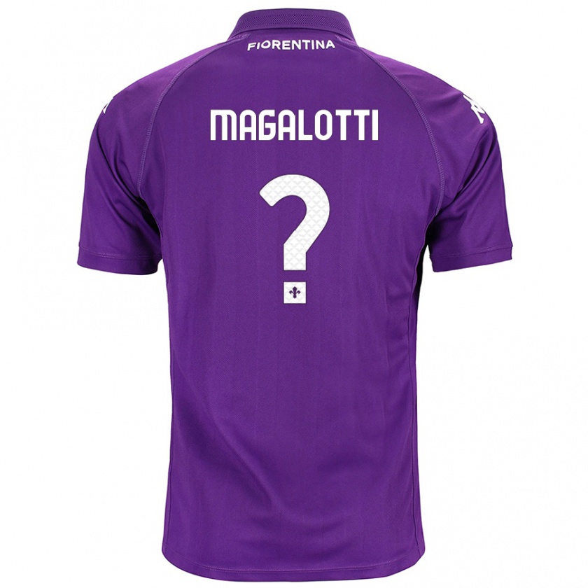 Kandiny Lapset Mattia Magalotti #0 Violetti Kotipaita 2024/25 Lyhythihainen Paita T-Paita