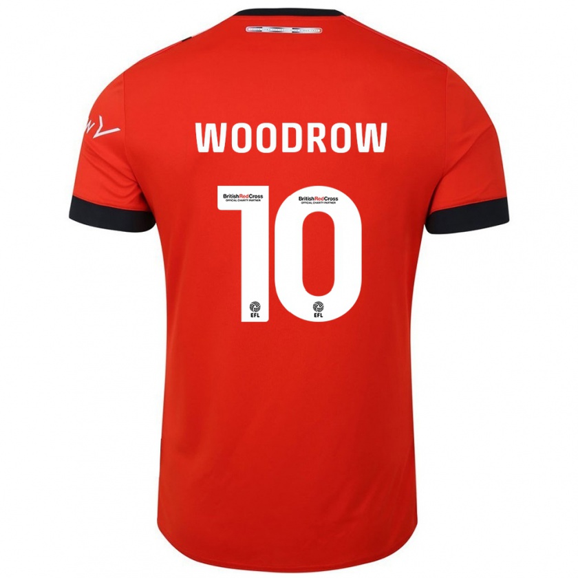 Kandiny Lapset Cauley Woodrow #10 Oranssi Musta Kotipaita 2024/25 Lyhythihainen Paita T-Paita