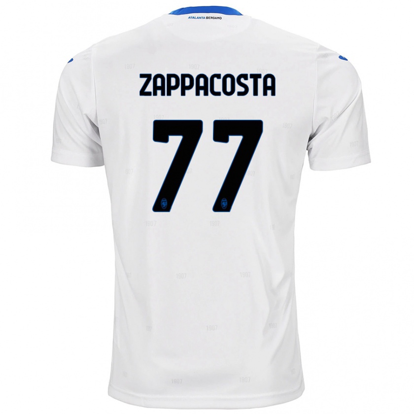 Kandiny Lapset Davide Zappacosta #77 Valkoinen Vieraspaita 2024/25 Lyhythihainen Paita T-Paita