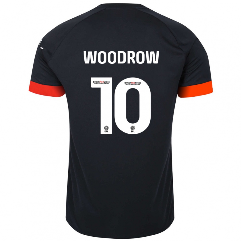 Kandiny Lapset Cauley Woodrow #10 Musta Oranssi Vieraspaita 2024/25 Lyhythihainen Paita T-Paita