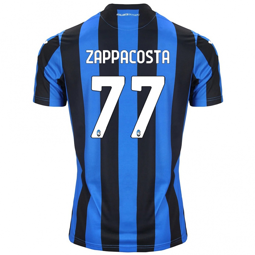 Kandiny Miesten Davide Zappacosta #77 Sininen Musta Kotipaita 2024/25 Lyhythihainen Paita T-Paita