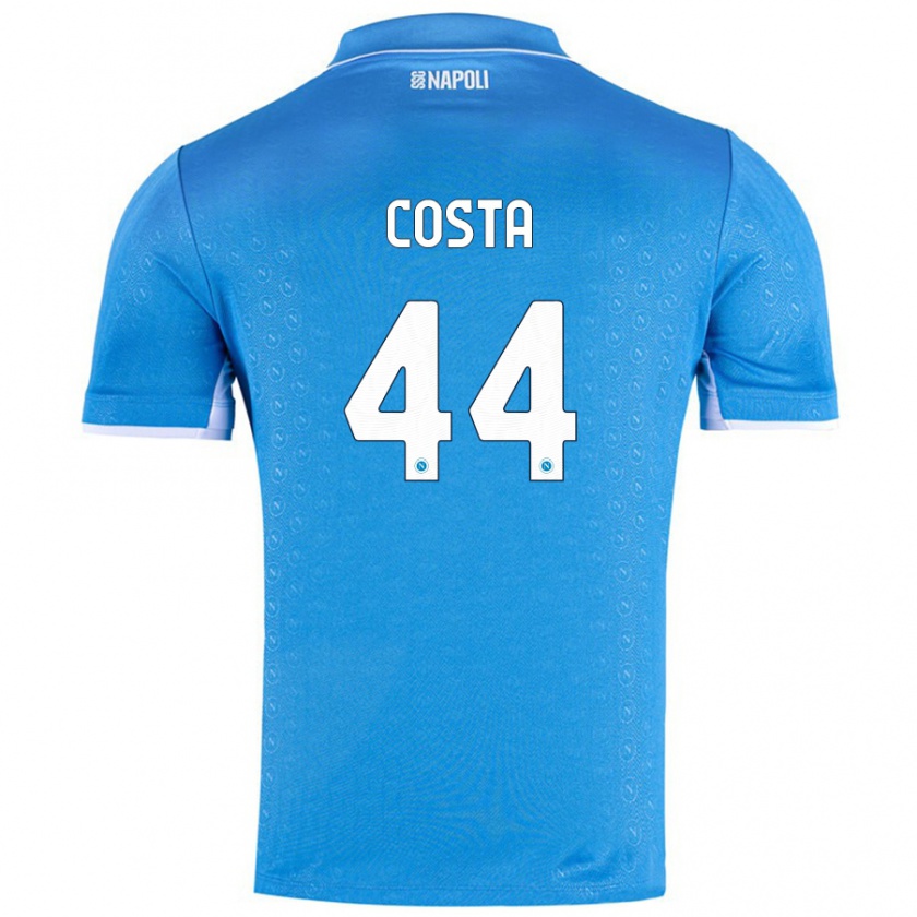 Kandiny Miesten Filippo Costa #44 Taivaansininen Kotipaita 2024/25 Lyhythihainen Paita T-Paita