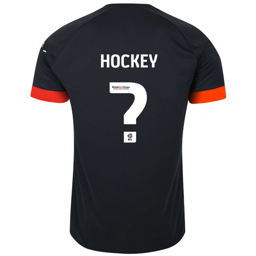 Kandiny Miesten Cai Hockey #0 Musta Oranssi Vieraspaita 2024/25 Lyhythihainen Paita T-Paita