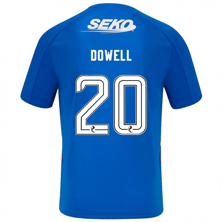 Kandiny Naisten Kieran Dowell #20 Tummansininen Kotipaita 2024/25 Lyhythihainen Paita T-Paita