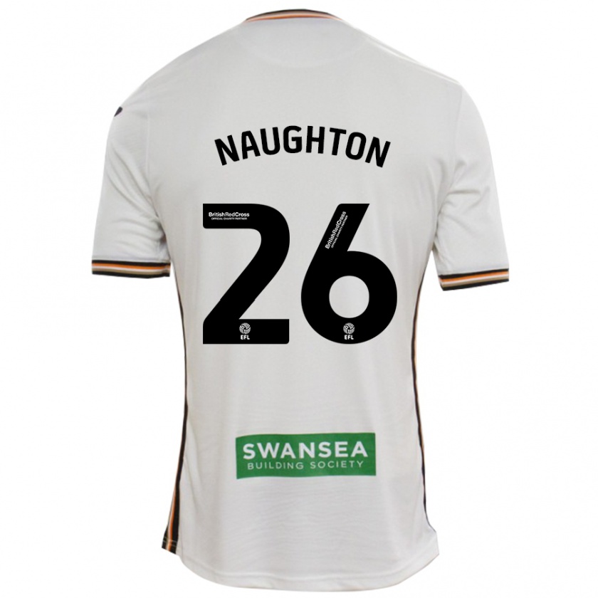 Kandiny Lapset Kyle Naughton #26 Valkoinen Kotipaita 2024/25 Lyhythihainen Paita T-Paita