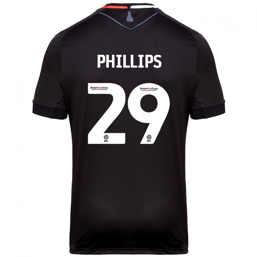 Kandiny Miesten D'margio Wright-Phillips #29 Musta Vieraspaita 2024/25 Lyhythihainen Paita T-Paita