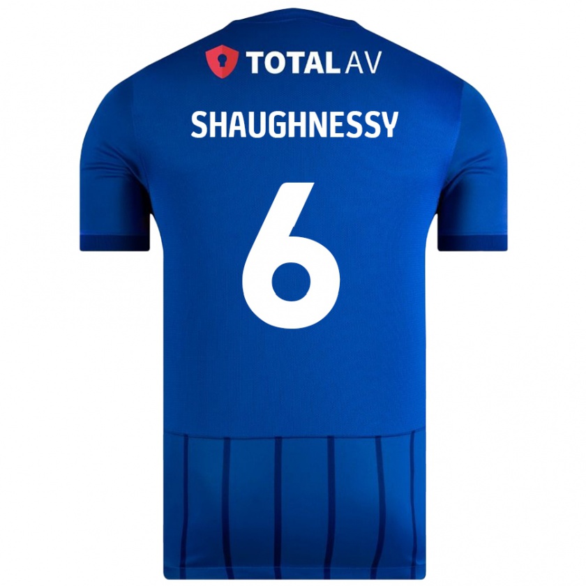 Kandiny Lapset Conor Shaughnessy #6 Sininen Kotipaita 2024/25 Lyhythihainen Paita T-Paita