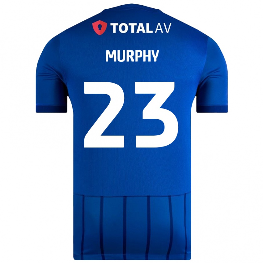 Kandiny Lapset Josh Murphy #23 Sininen Kotipaita 2024/25 Lyhythihainen Paita T-Paita